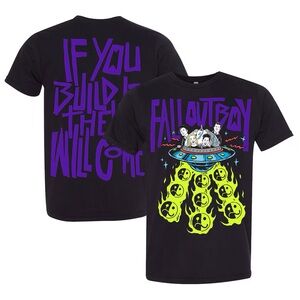 Fall Out Boy So Much For Tourdust UFO T Shirt